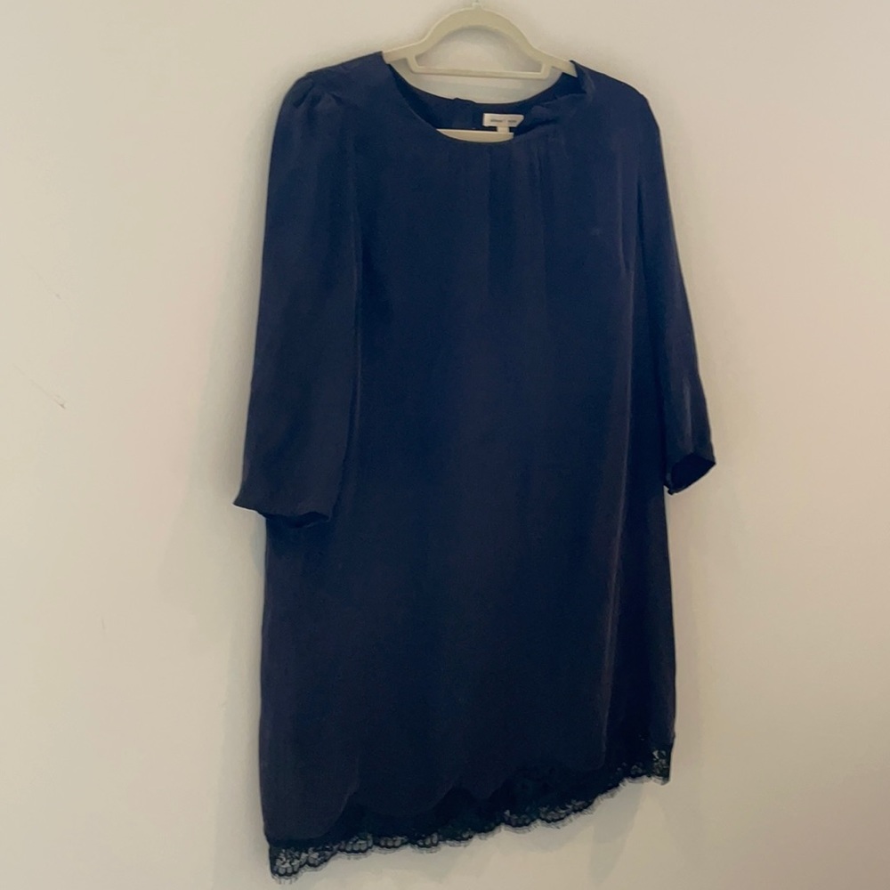 Black dress with lace detail